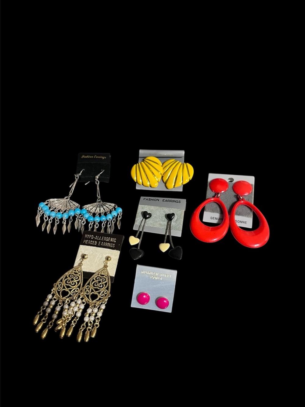 Vintage Assorted Women's Earrings